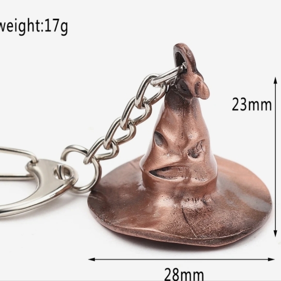 Harry Potter sorting hat necklace or keychain - Picture 2 of 5